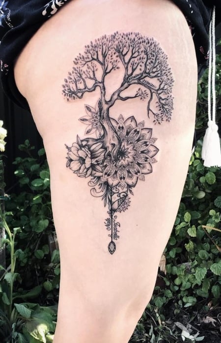 Tree Of Life Mandala Tattoo