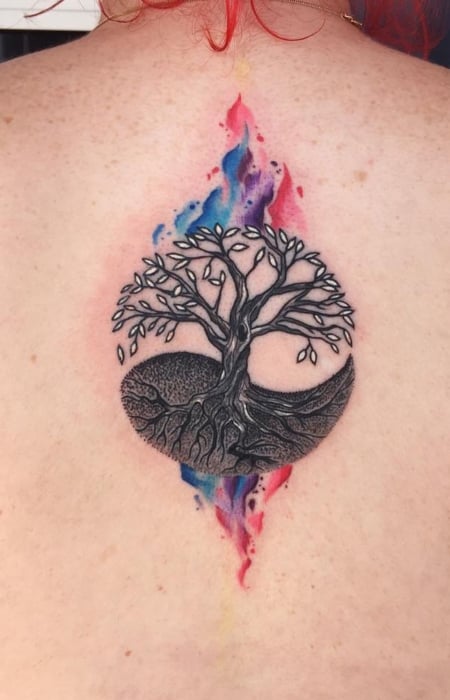 Tree Of Life Yin Yang Tattoo 1