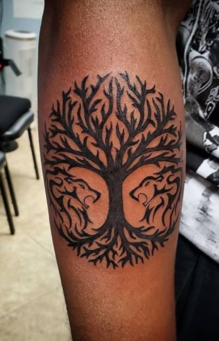 Tribal Tree Of Life Tattoo