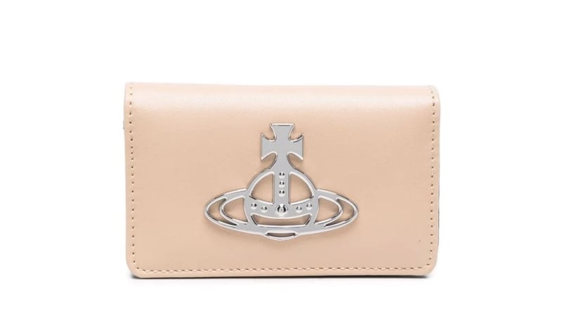 Vivienne Westwood Orb Plaque Leather Cardholder