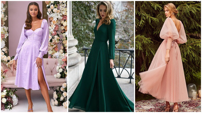 Wedding Guest Dresses With Sleeves