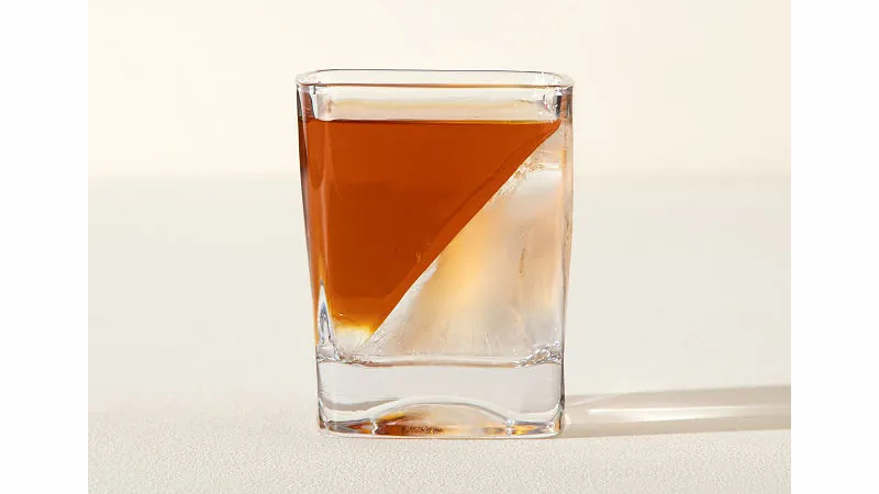 Whiskey Wedge And Glass