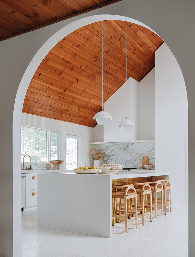 Wooden Ceiling Kitchen 1
