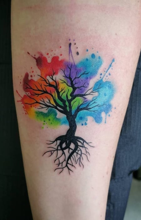 55 Magnificent Tree Tattoo Designs and Ideas  TattooBlend