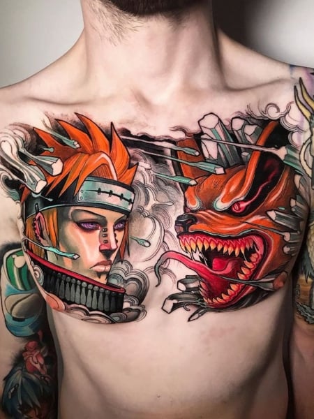 83 Matching Anime Tattoos You Cant Resist  TattooGlee
