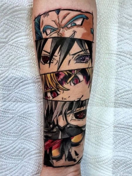 Anime Eye Tattoo