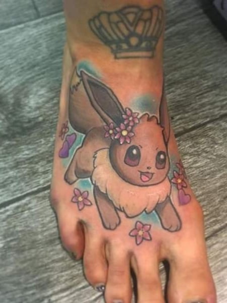 Anime Foot Tattoo