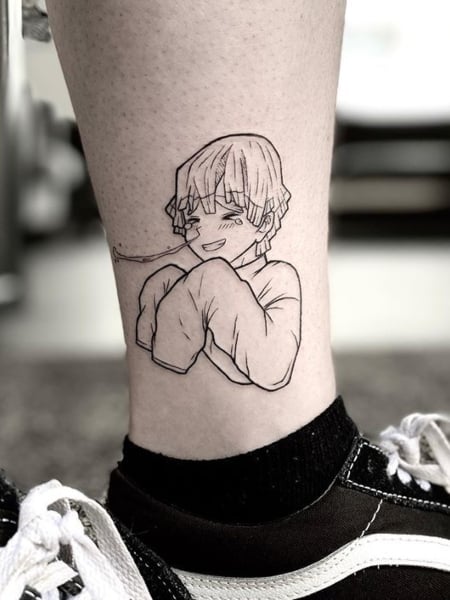 Anime Outline Tattoo