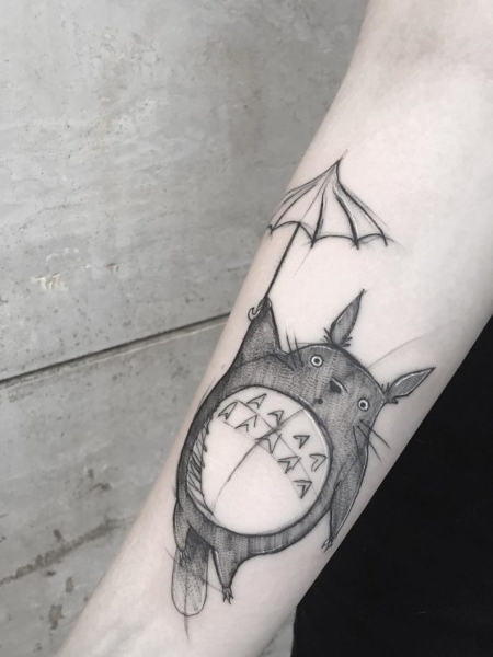 Anime Wrist Tattoo