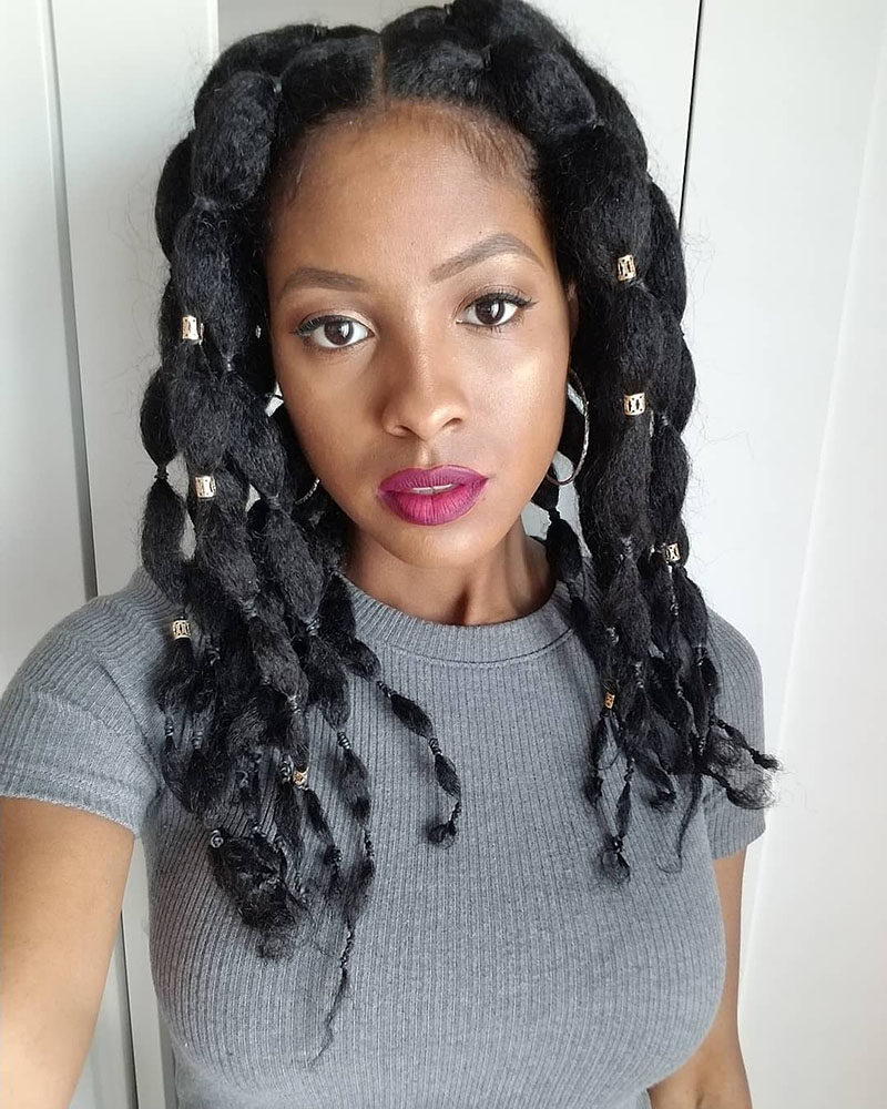 Bubble Box Braids