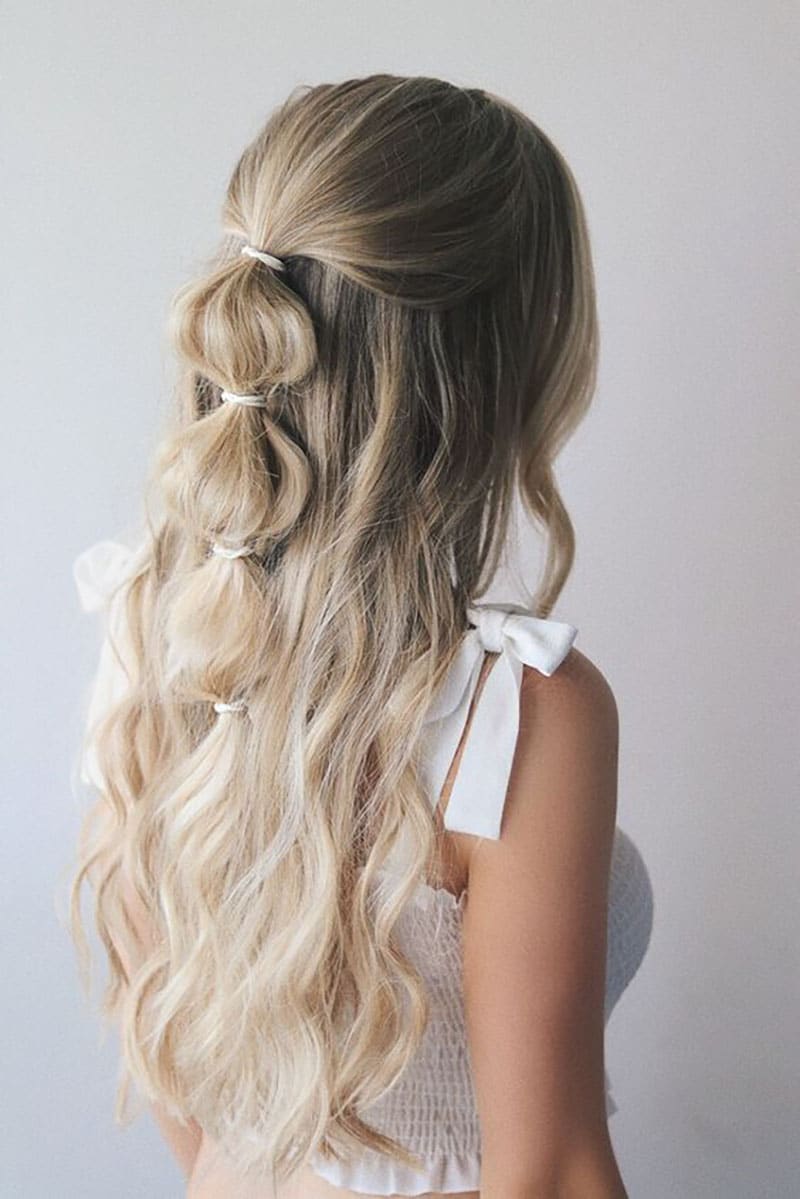 30 Popular Bubble Braid Hairstyles To Try In 2023 The Trend Spotter 