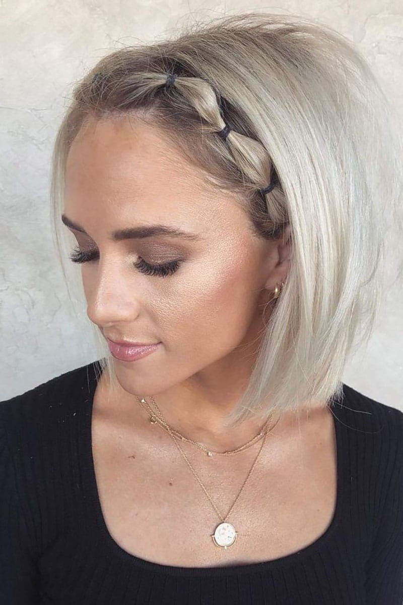 Bubble Braids With Short Hair