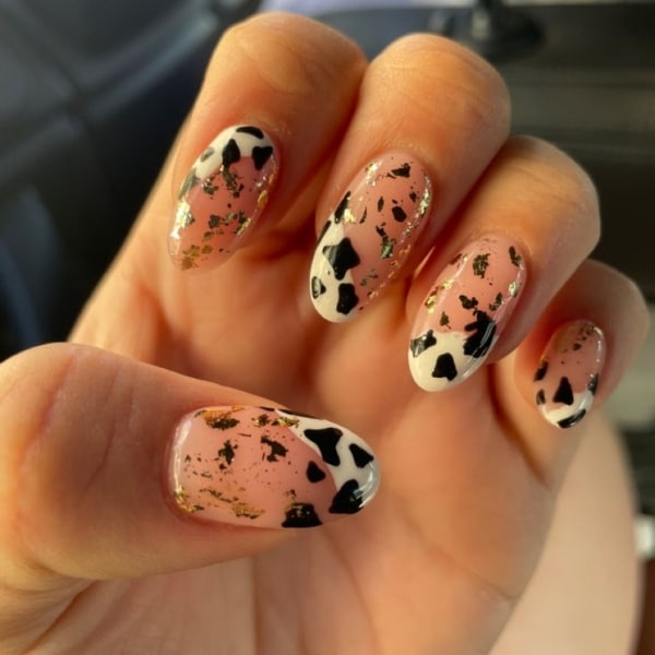 Cow Print Nail Foil