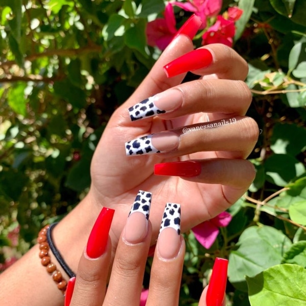 Cow Print Nail Stickers