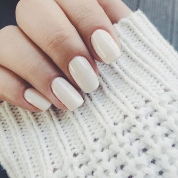 Cream Nails