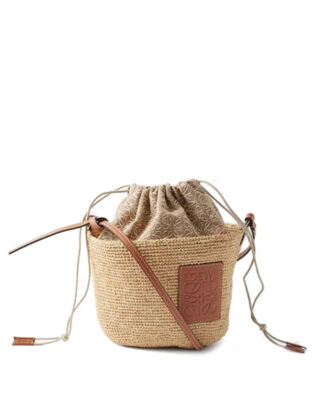 Cream Raffia Corss Body Bag