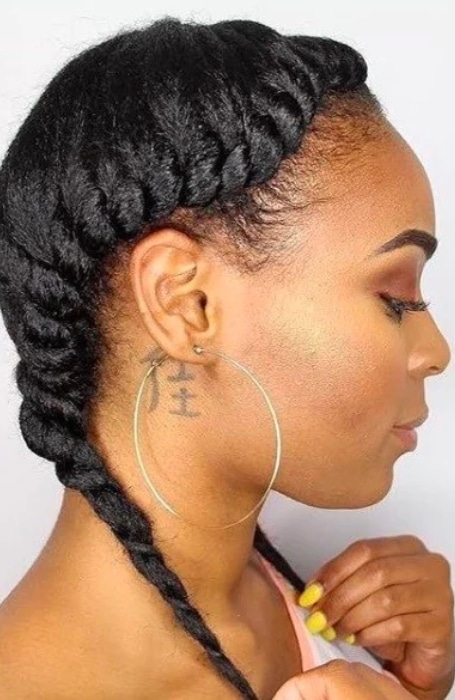 Flat Twist Updo