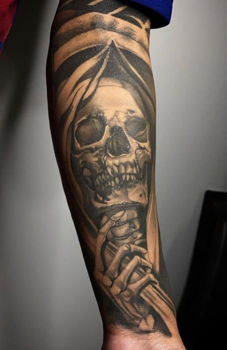 40 Grim Reaper Tattoo Designs  Meaning  The Trend Spotter