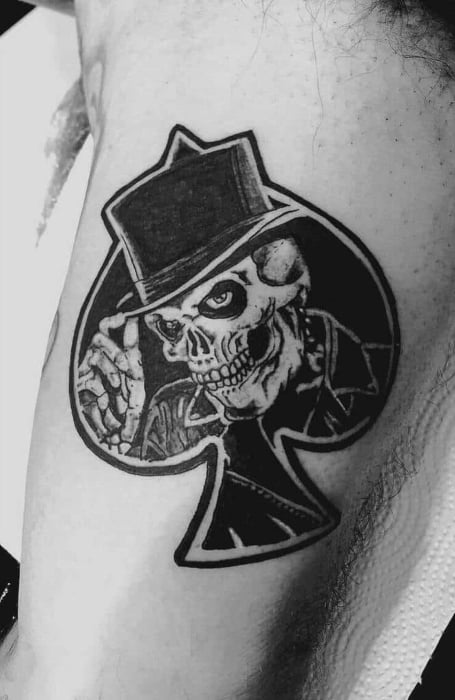 Grim Reaper Ace Of Spades Tattoo