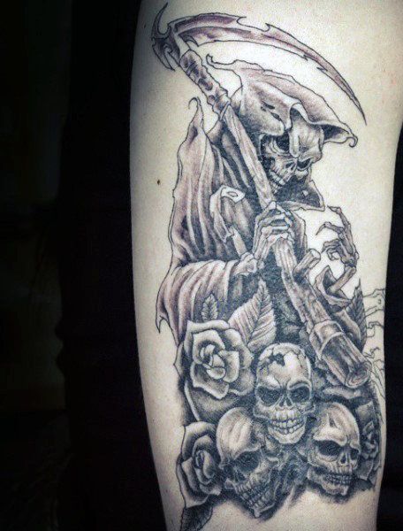 40 Grim Reaper Tattoo Designs & Meaning - The Trend Spotter