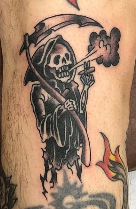 Grim reaper Rose tattoo design by Rlopresti on DeviantArt