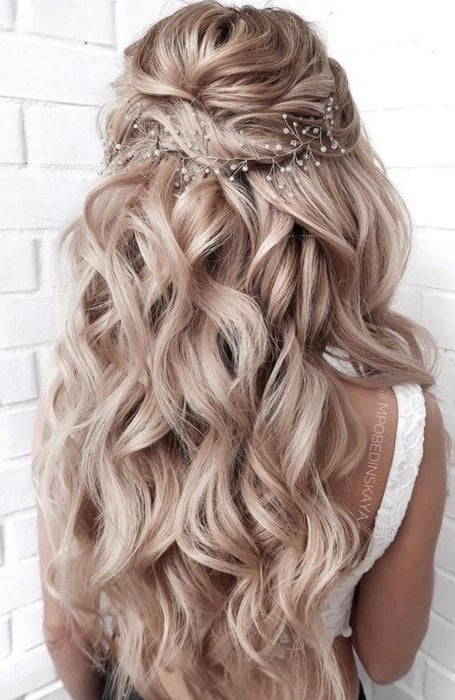 Half Updo Wedding Hair