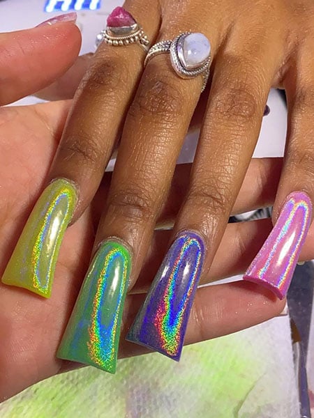 Holographic Duck Nails
