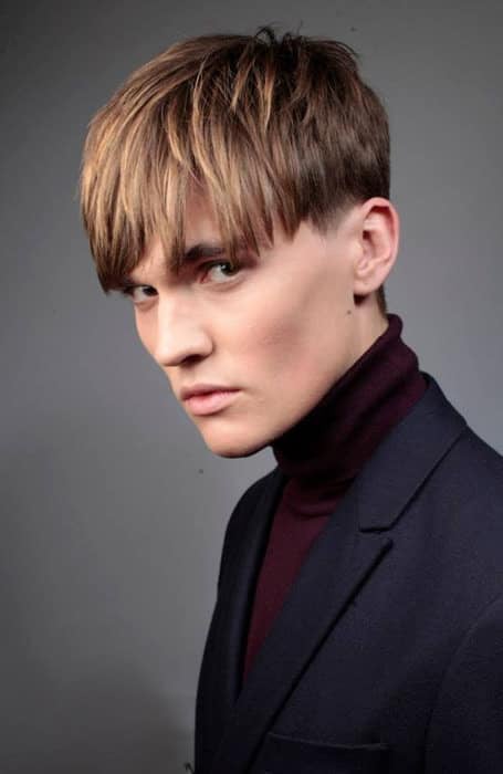 Two Block Haircut with Bowl Cut