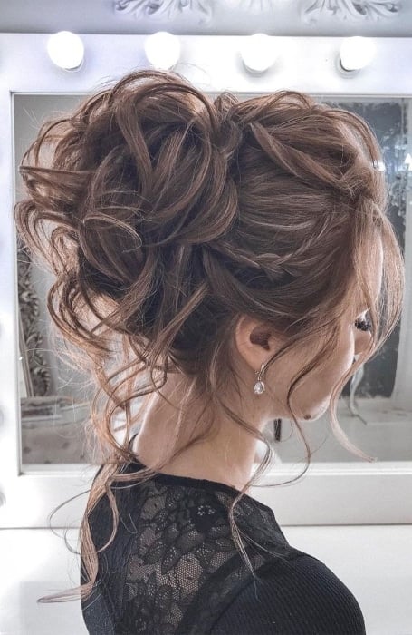 Messy Prom Hair Updo