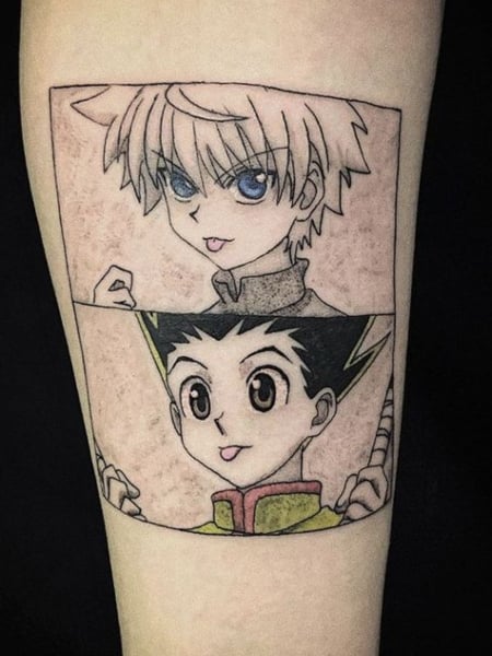 50+ cool anime tattoos for yourself and for couples (matching tat) -  Briefly.co.za