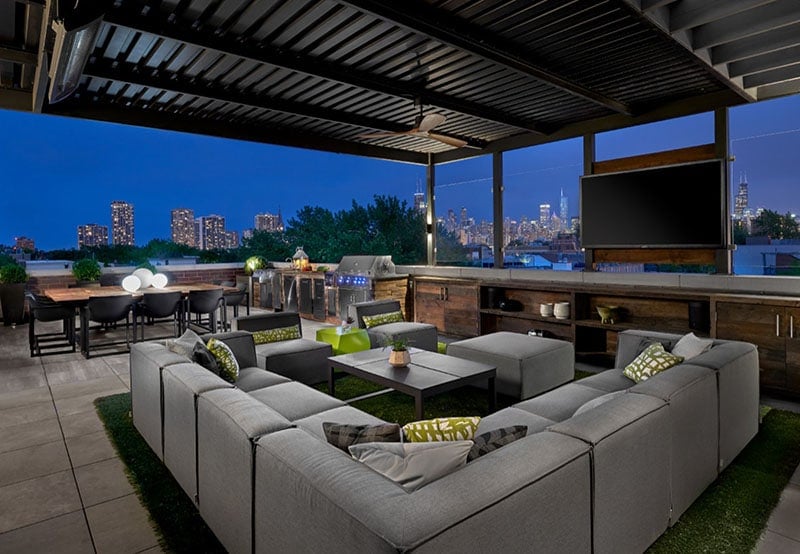 Rooftop Outdoor Kitchen