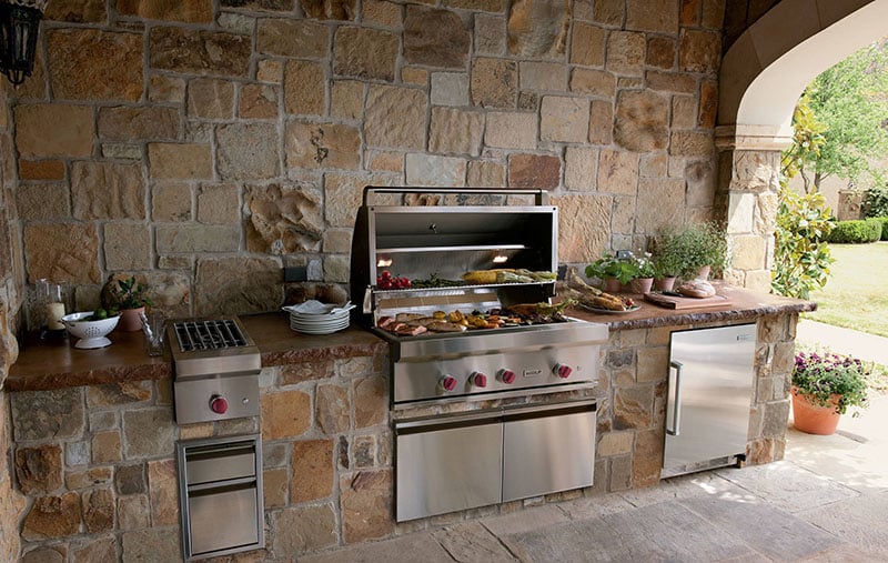 Rustic Barbecue Station