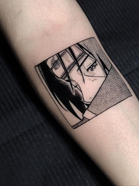 Small Anime Tattoo