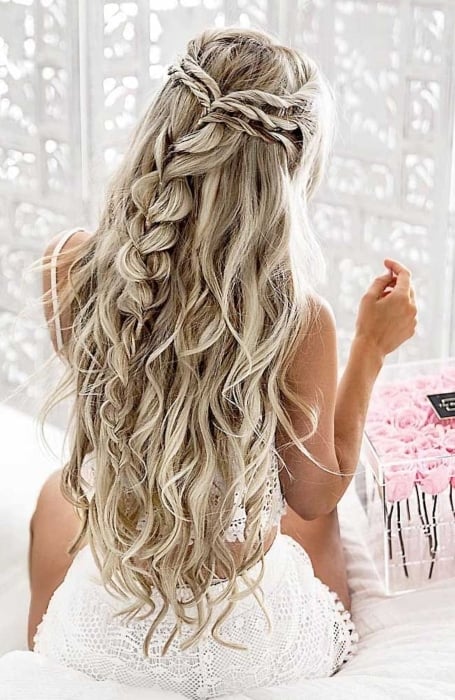Updo For Long Thick Hair