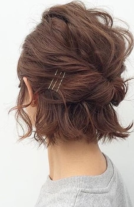 Very Short Hair Updo