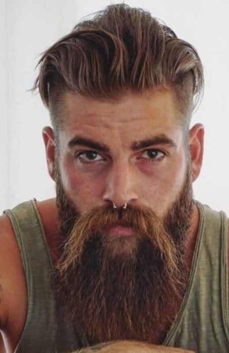 Viking Beard With Long Mustache