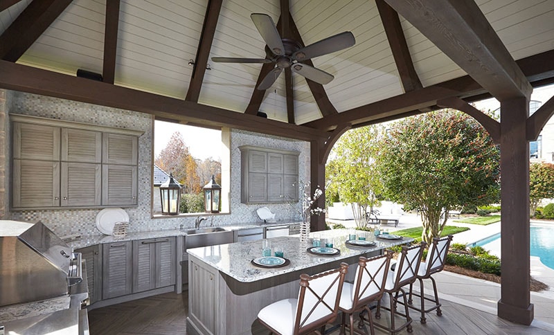 Vintage Inspired Outdoor Kitchen