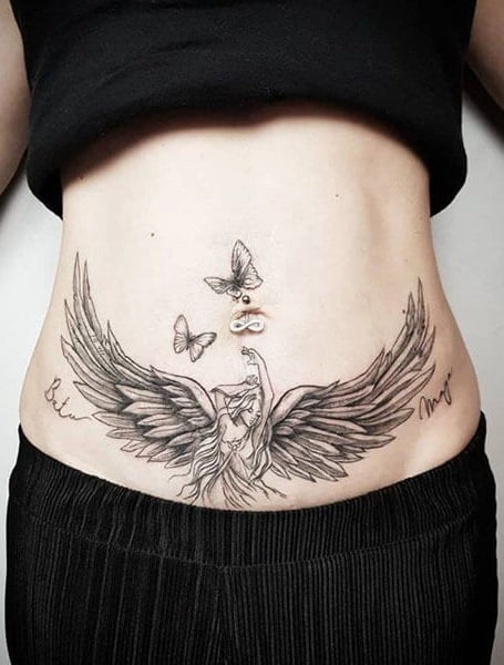 25 Stomach Tattoo Designs for Men & Women - The Trend Spotter 25 Stomach Tattoo Designs for Men & Women - The Trend Spotter