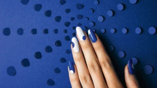 Blue Acrylic Nails