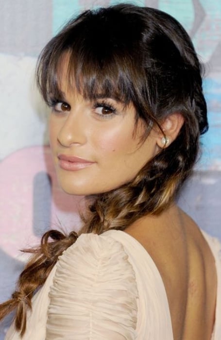 Boho Braid and Wispy Bangs