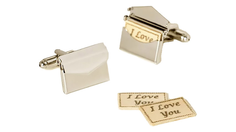 Custom Love Letter Cufflinks