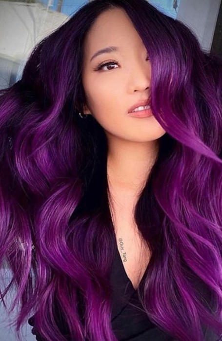 Purple Color Hair Purple Color Hair