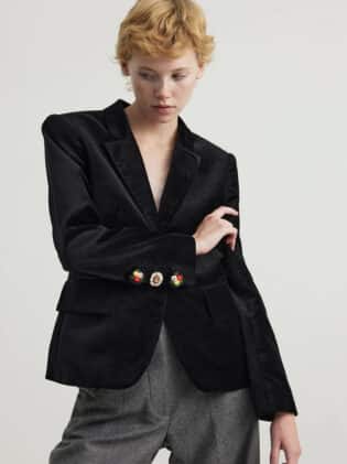 Eva Jet Black Jacket