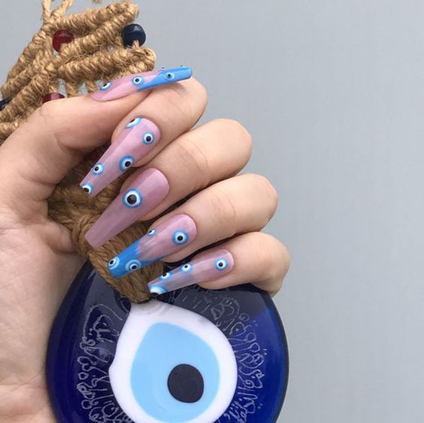 Evil Eye Nails