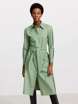 Green Shirt Dress