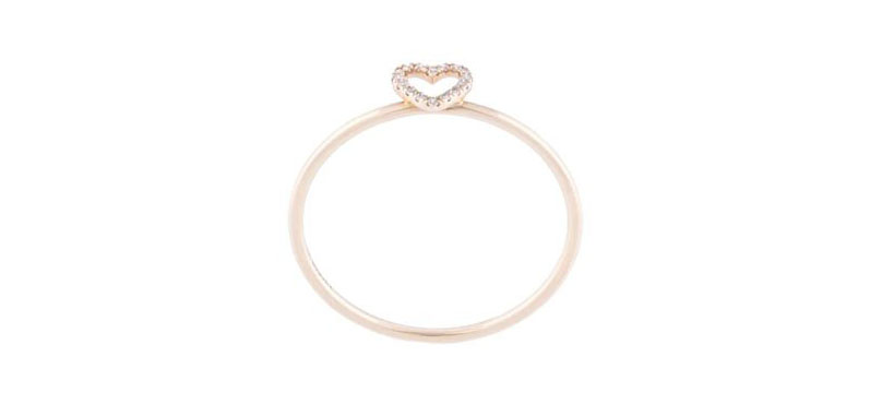 Heart Diamond Ring