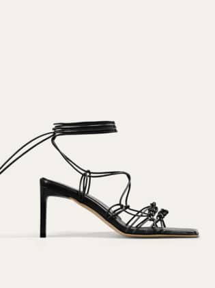 High Heel Black Sandal