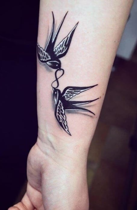 Infinity Bird Tattoo1