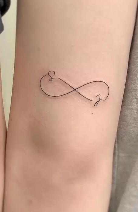 Buy Infinity Heartbeat With Name Couple Tattoo Personalized Online in India   Etsy