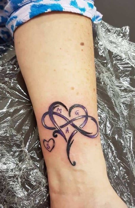 160 Infinity Tattoo With Names Dates Symbols And More For Women